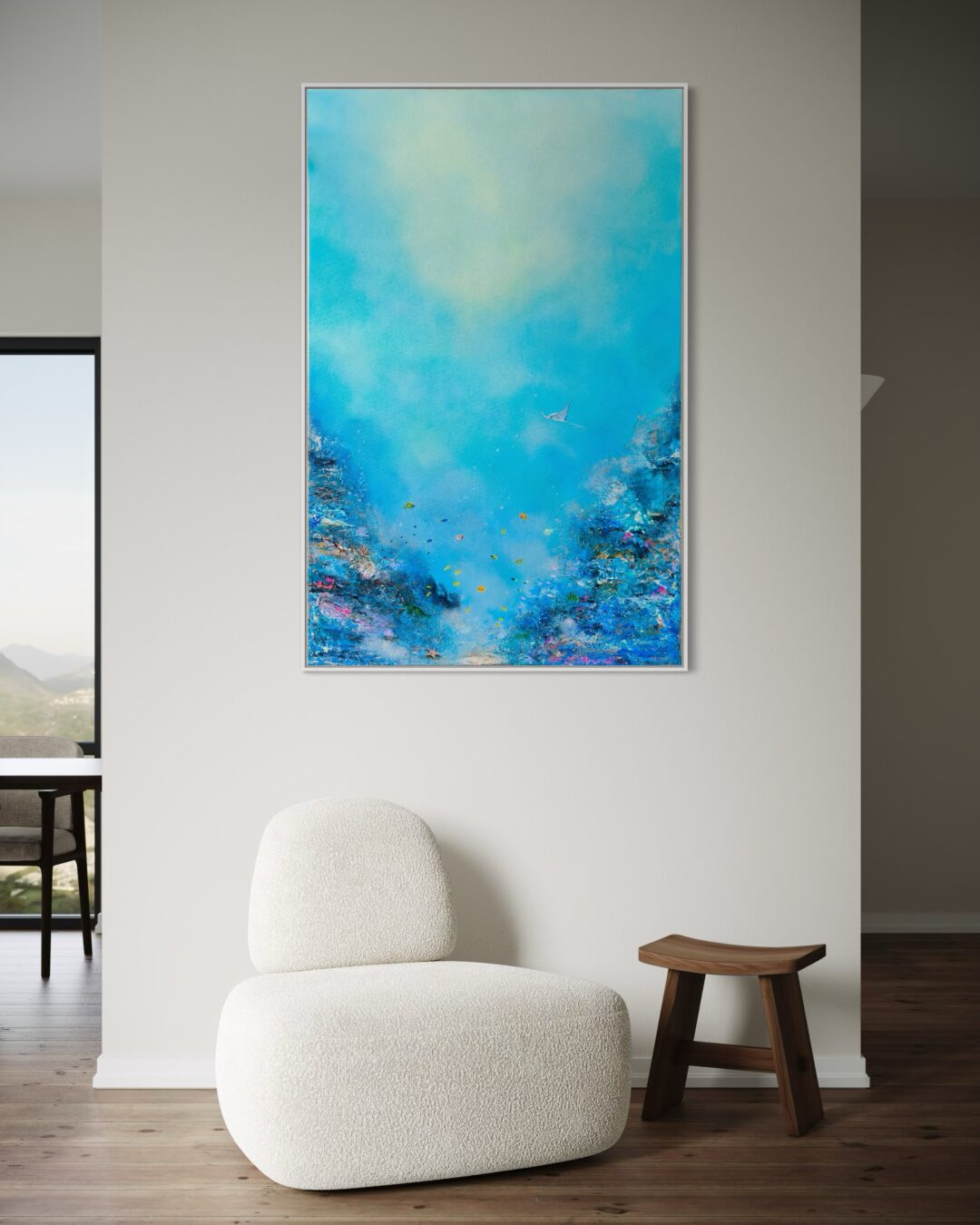 Tranquility of blue silence